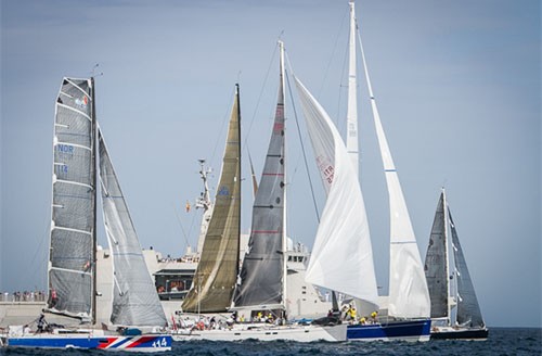 Race division start - 2012 Atlantic Rally for Cruisers (ARC) © World Cruising Club http://www.worldcruising.com